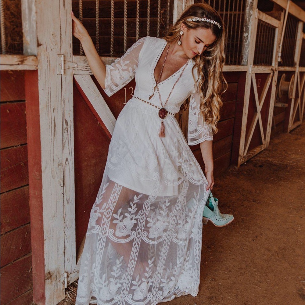 THE TWYLA DRESS - WHITE XS